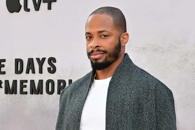 Cornelius Smith Jr. arrives for the premiere of the Apple TV+ Limited Series “Five Days at Memorial” at the Directors Guild of America (DGA) Theater in Los Angeles, August 8, 2022.