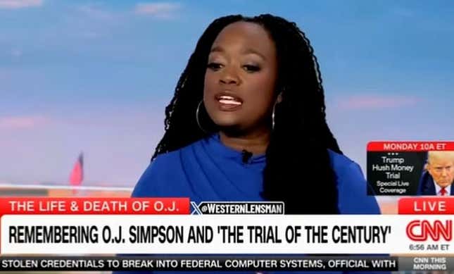 Image for article titled CNN's Ashley Allison Said OJ Simpson ‘Represented Something’ for Black People. Does She Have A Point?