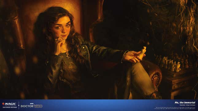 Image for article titled Get a Peek at Magic: The Gathering&#39;s New Doctor Who Set