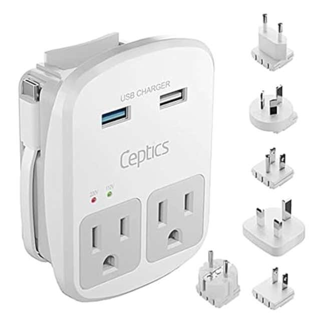 Image for article titled Ceptics World Travel Adapter Kit, Now 20% Off