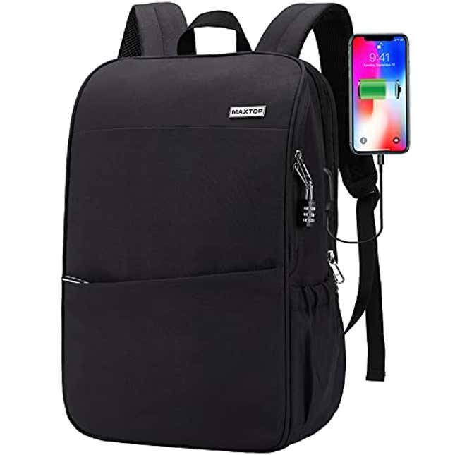 Image for article titled MAXTOP Travel Laptop Backpack with USB Charging Port Anti-Theft[Water Resistant] College School Bookbag Fits 17 Inch Laptop, Now 63.34% Off