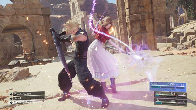 Cloud and his pals have a new slate of double and triple attacks this time around.
