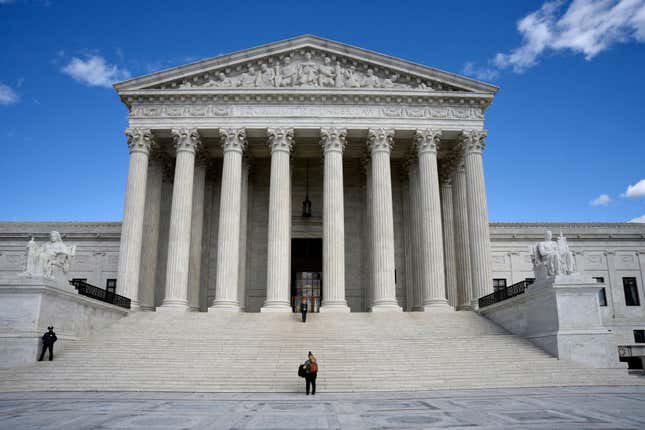 The U.S. Supreme Court Building in Washington, D.C., is the seat of the Supreme Court of the United States and the Judicial Branch of government.