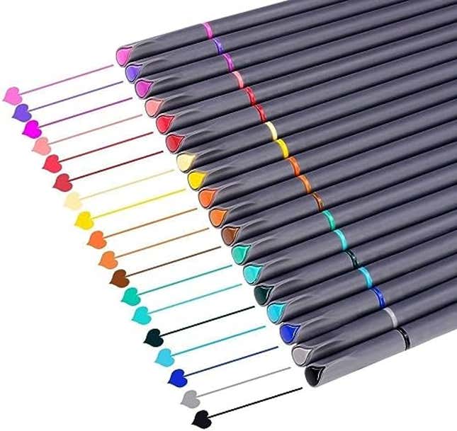 Image for article titled iBayam Journal Planner Pens Colored Pens, Now 18% Off