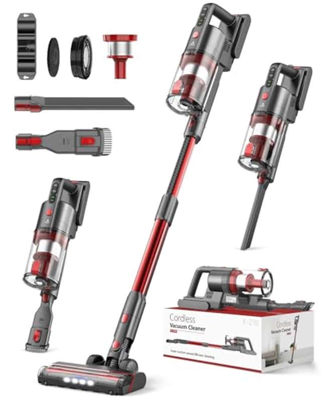 Image for article titled Score Big Savings on Powerful Fykee Cordless Vacuum Cleaner, 80% Off