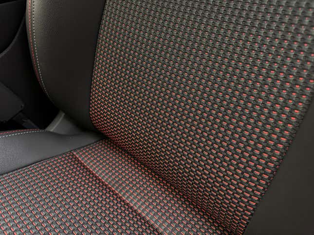 Seat fabric of a 2025 Nissan Kicks