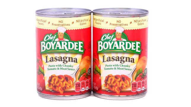 Chef Boyardee Lasagna