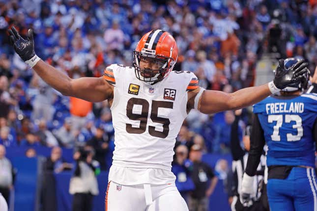Myles Garrett would be a superstar if he played anywhere other than Cleveland.