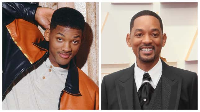 Will Smith, 1990; Will Smith, 2022.