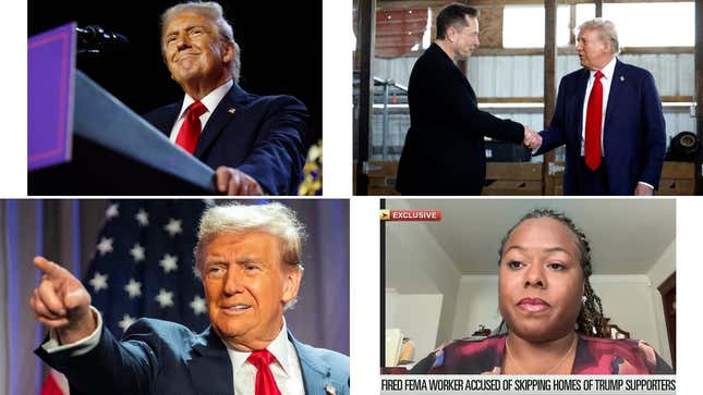 Image de l'article intitulé Trump pourrait accorder des réparations aux Blancs, les Noirs envisagent de quitter X après qu’Elon Musk a rejoint le cabinet de Trump, les moyens par lesquels les Noirs peuvent trouver l’unité dans le climat politique actuel, les États républicains veulent changer leur vote et plus encore