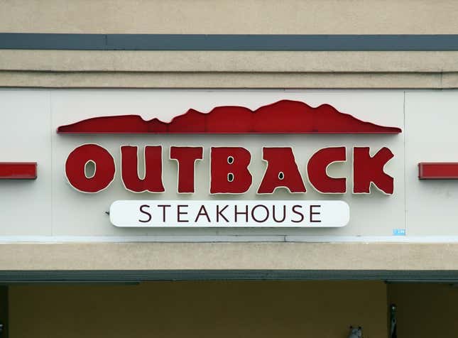 Un Steakhouse de l’Outback à Westbury, New York.