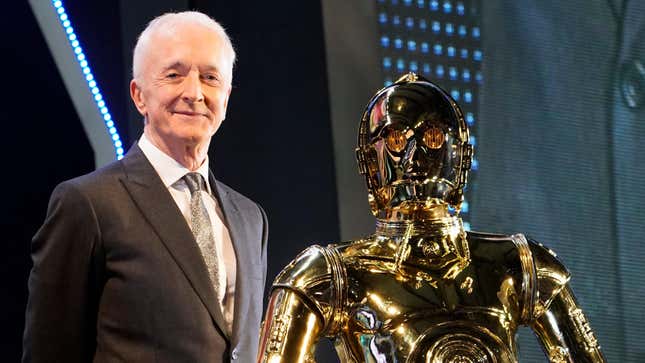 Anthony Daniels with C-3PO