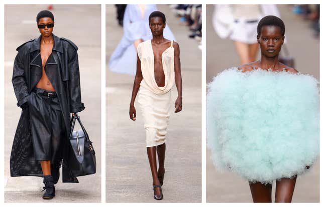 Image for article titled The Best Black Looks from Paris Fashion Week