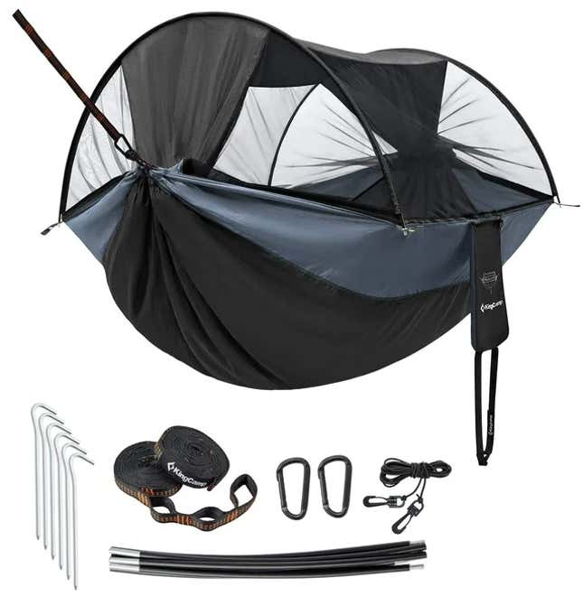 Image for article titled Enhance Your Outdoor Sleeping Experience with KingCamp 3 in 1 Camping Hammock, 47% Off