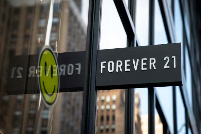 A Forever 21 store in Herald Square in New York City.