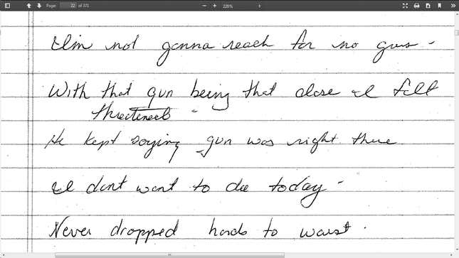 Image for article titled Records: Unarmed Man Killed By Cops Said "I Don't Want To Die Today"
