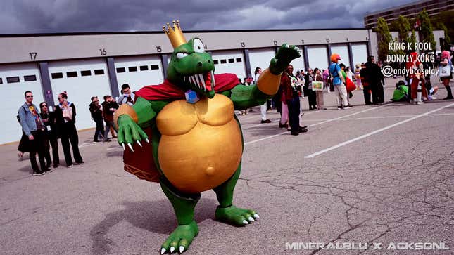 A cosplayer at Anime North 2025.