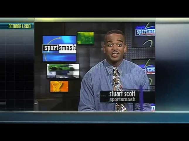 Here Is Stuart Scott's First ESPN2 Sportscast, From October 1, 1993