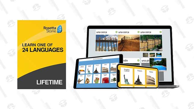 Rosetta Stone: Learn a Language with Lifetime Access | $145 | Amazon 