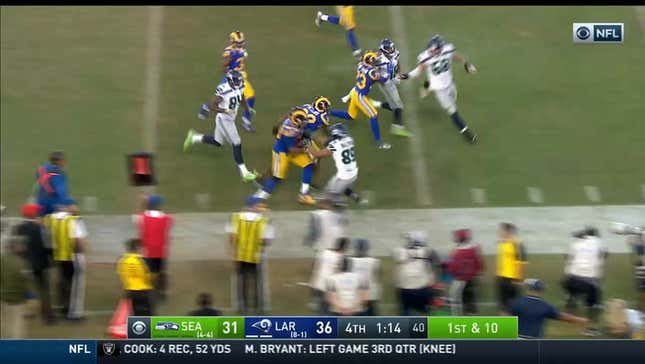 Aaron Donald Took A Cheap Shot From Justin Britt Then Tried To Settle Things After The Game