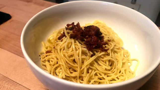 Noodles with Pork and Shallot Oil