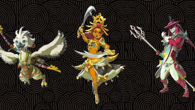 Slideshow: The Legend of Zelda: Tears of the Kingdom Official Champion  Artwork