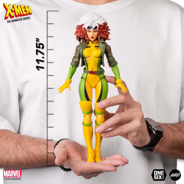 Image for article titled Mondo&#39;s Amazing Animated Rogue Figure Is Also an X-Men: Evolution Surprise