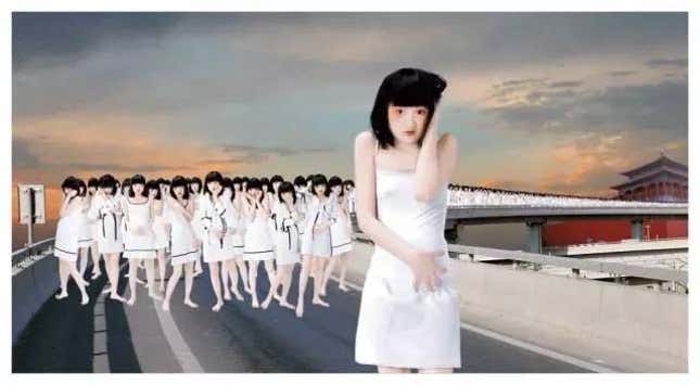 “Angels,” by Cui Youwen.