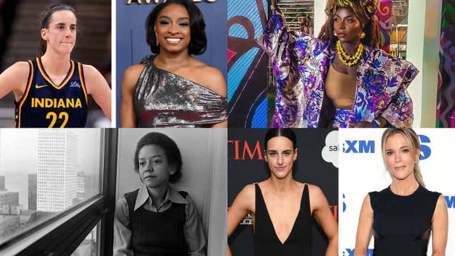 Image de l'article intitulé Caitlin Clark ferme Megyn Kelly, Caitlin Clark, Comment une adolescente noire de Détroit est devenue une reine africaine, Black Twitter revient sur le décès de Nikki Giovanni, Les meilleurs looks de Blue Ivy au fil des ans, Un aperçu des deux somptueuses maisons de Floyd Mayweather Jr.