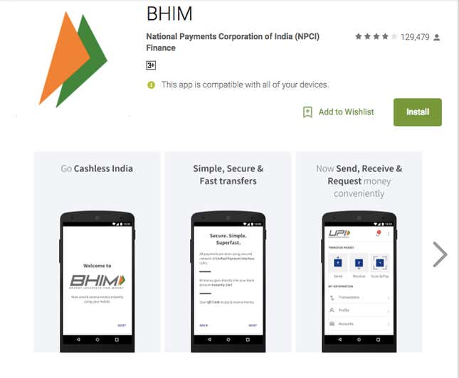 Image for article titled India’s demonetization is tightening the payment startup race, but the winner could well be the Indian government