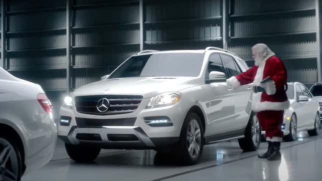 Image for article titled What Car Does Santa Claus Drive?