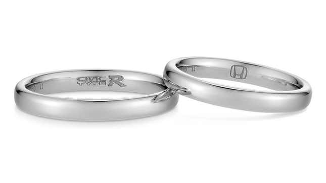 Image for article titled Say &#39;I Do&#39; With These Honda Wedding Bands From Japan