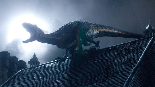 The Indoraptor in Jurassic World: Fallen Kingdom.