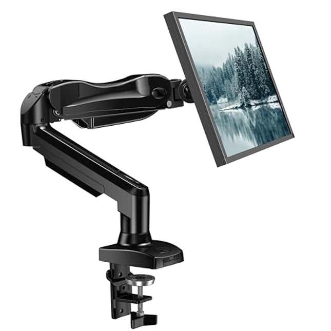 Image for article titled Elevate Your Productivity with HUANUO Single Monitor Mount, 20% Off