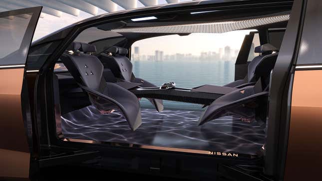 A render of the interior of the Hyper Tourer concept car. 