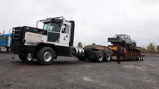 Image for article titled This Hybrid Semi Truck Named After Edison&#39;s Snuff Film Elephant Might Change The Trucking Industry