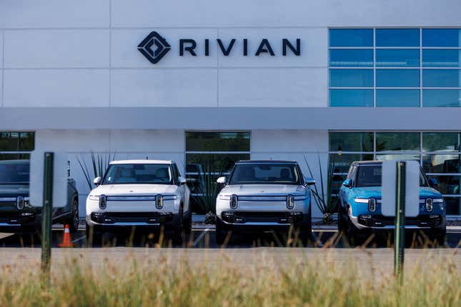 Rivian trucks