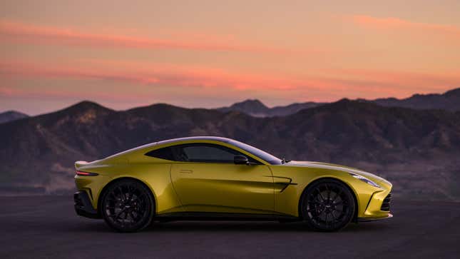 A photo of the new Aston Martin Vantage sports car