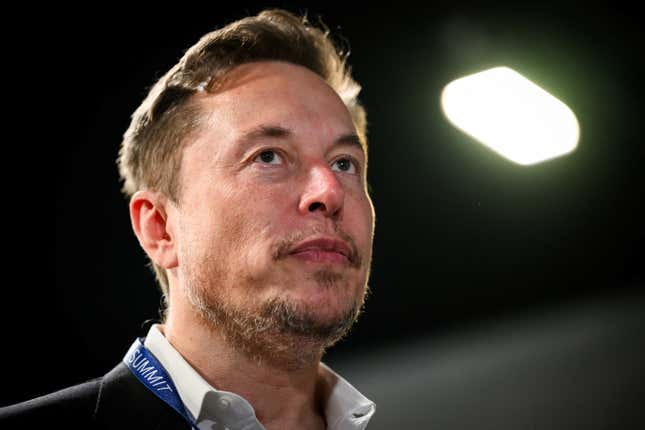 Headshot of Tesla CEO Elon Musk 