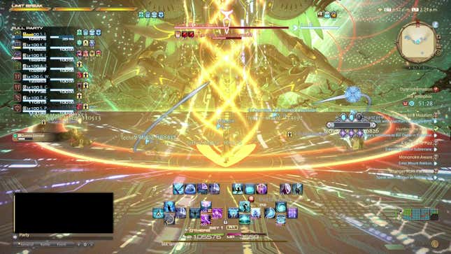 Player fight against an enormous boss.