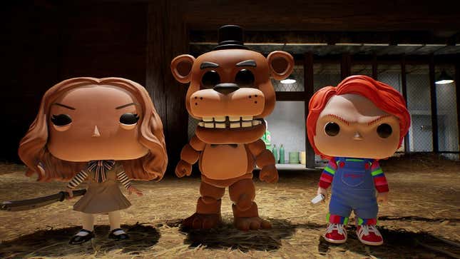 A screenshot shows Funko dolls from Funko Fusion. 