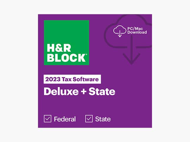 Be Sure to Grab Your H&R Block Tax Software Deluxe Federal/State 2023 for Just $30