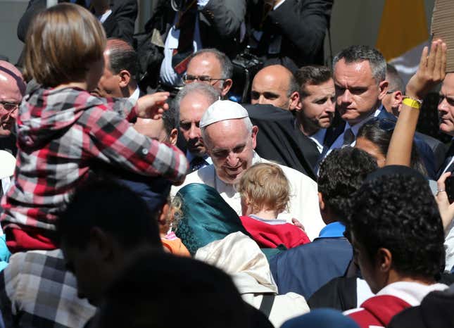 (AP Photo/Petros Giannakouris)