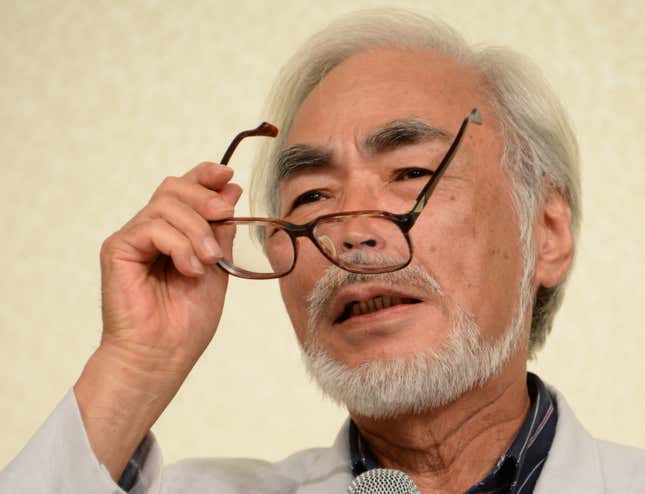 Nothing slips past Miyazaki, no doubt. 