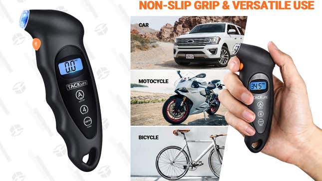 TACKLIFE Digital Tire Pressure Gauge | $7 | Amazon | Use the promo code SD94VIFR