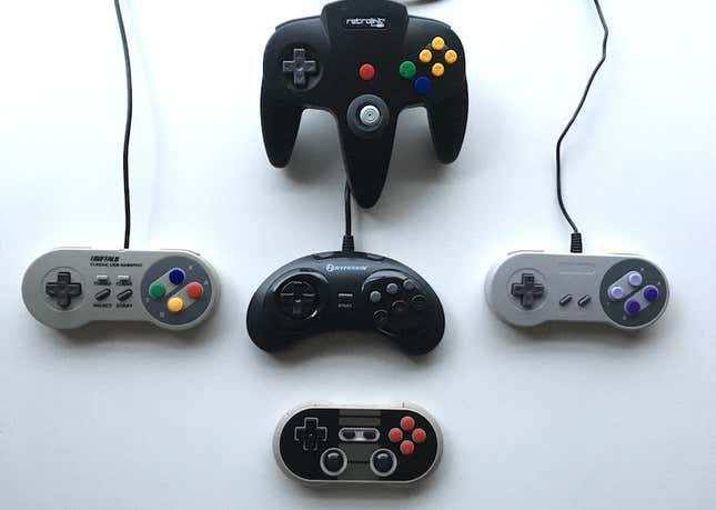 Image for article titled The Best Controllers for Retro Gaming