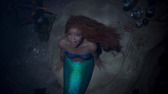 Halle Bailey as Ariel in Disney's live-action THE LITTLE MERMAID. Photo courtesy of Disney. © 2022 Disney Enterprises, Inc. All Rights Reserved