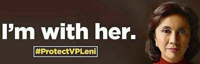 A picture being circulated by Leni supporters on social media.