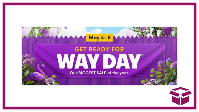 The Wayfair Way Day banner near The Inventory logo