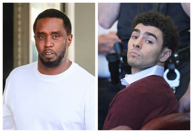 Image for article titled Is Diddy Jealous of Fellow Inmate Luigi Mangione? Sources Weigh In